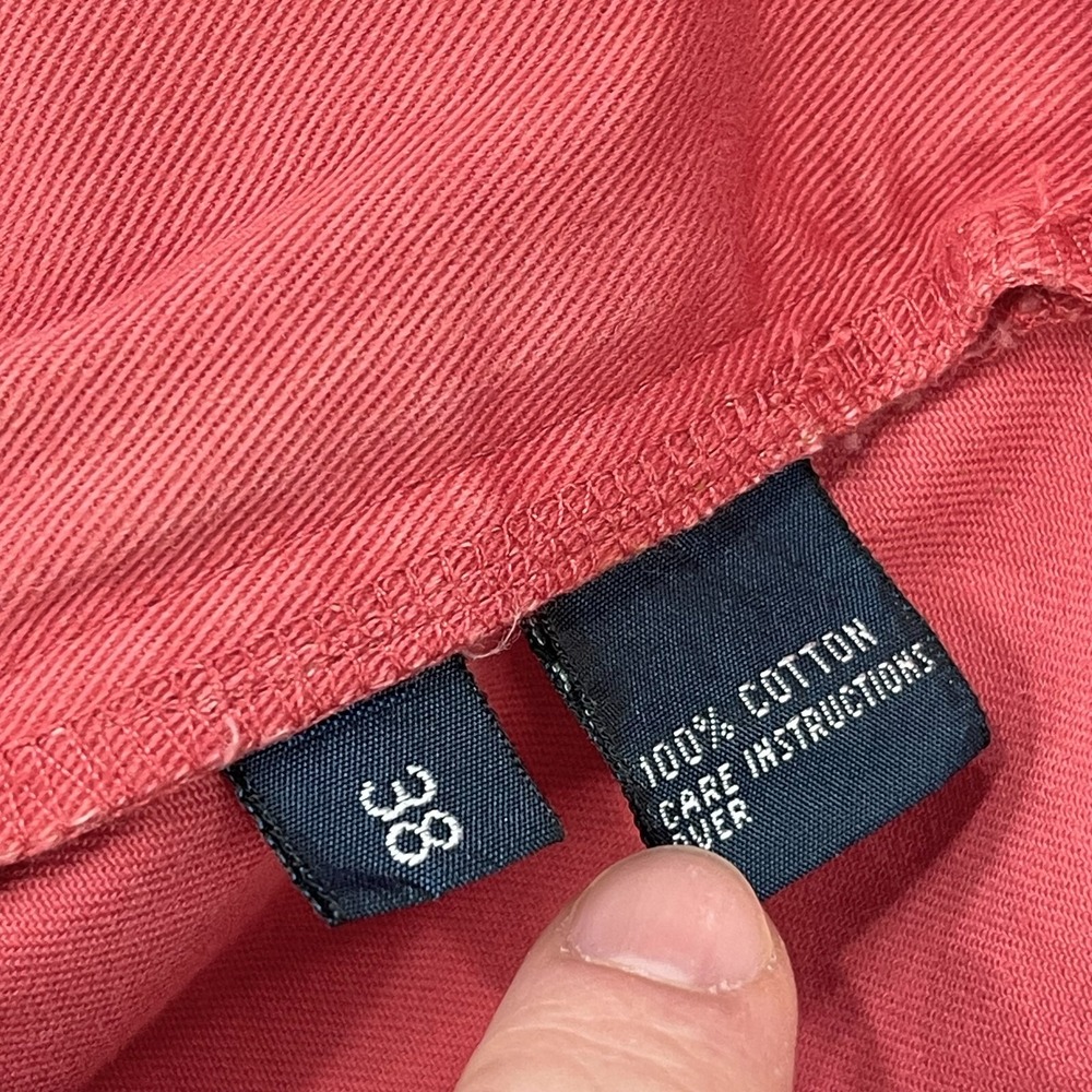 Vintage Polo Ralph Lauren Prospect Shorts Mens 38 Pink 9"‎ Chino Cotton Pink - Picture 9 of 10